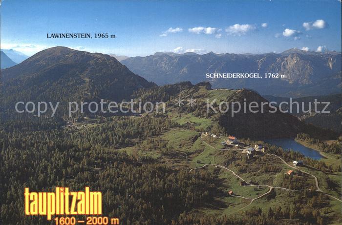 Tauplitzalm Alpenpanorama Lawinenstein Schneiderkogel Fliegeraufnahme