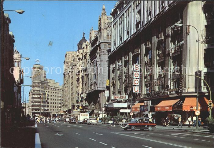 Madrid Spain Avenida de Jose Antonio