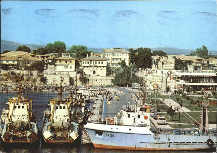 Nessebar Nessebyr Nessebre Hafen Fischkutter