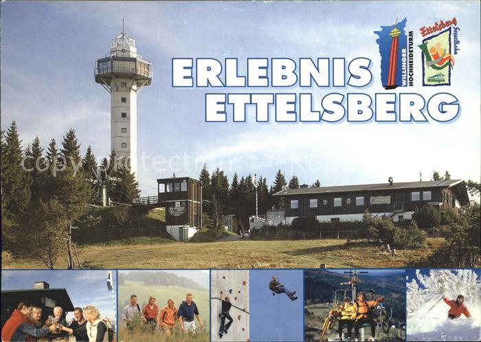 Willingen Sauerland Erlebnispark Ettelsberg Seilbahn Turm Klettern Wandern Skifa