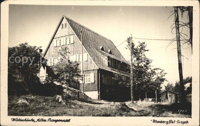 Altenberg Erzgebirge Waldschaenke Altes Raupennest
