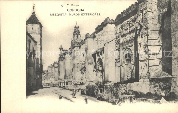 Cordoba Andalucia Mezquita Muros Exteriores