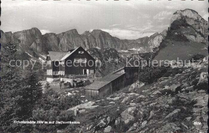 Achensee Erfurterhuette mit Dalfazerkamm