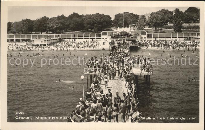 Staline Les bains de mer