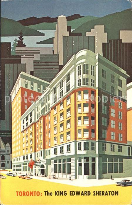 Toronto Canada King Edward Sheraton Illustration