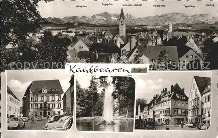 Kaufbeuren Total Rathaus Jordananlagen und Weberhaus