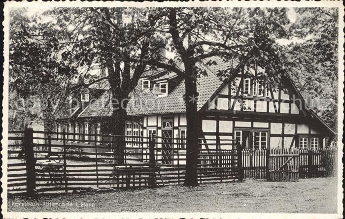 Harz Forsthaus Totenrode