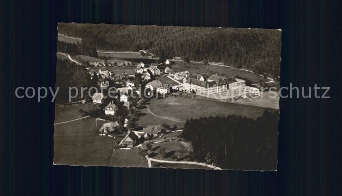 Friedenweiler Kinderheilstaette Schloss Friedenweiler Fliegeraufnahme