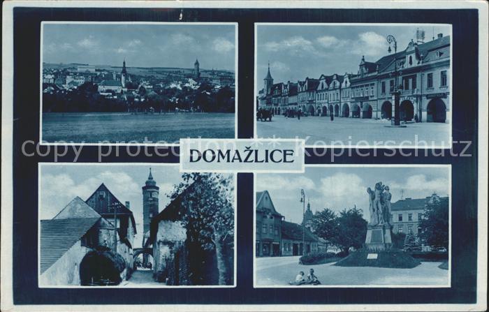 Domazlice Total und Teilansichten