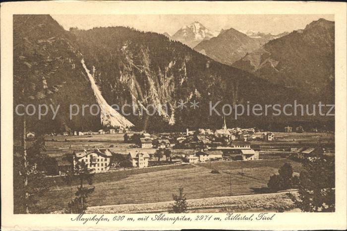 Mayrhofen Zillertal mit Ahornspitze