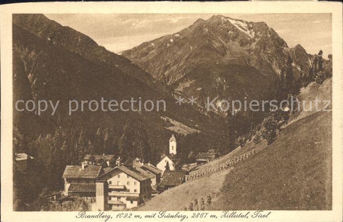 Brandberg Tirol mit Gruenberg