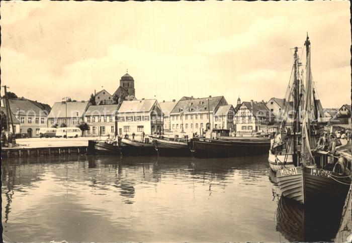 Wolgast Mecklenburg-Vorpommern Hafenpartie Fischkutter