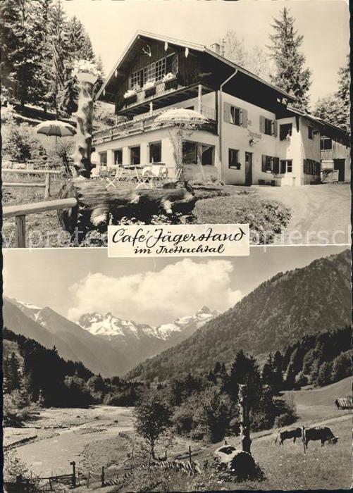 Oberstdorf Cafe Jaegerstand im Trettachtal