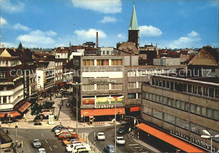 Hamm Westfalen City mit Weststrasse