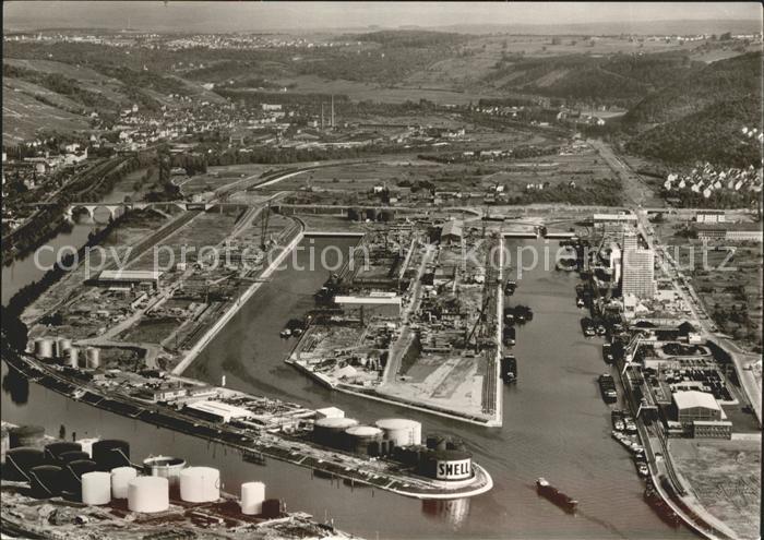 STUTTGART  CITY Neckarhafen Fliegeraufnahme