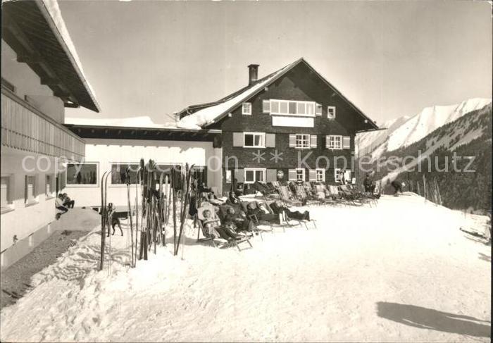 Hirschegg Kleinwalsertal Vorarlberg Berggasthaus Schoentalhof