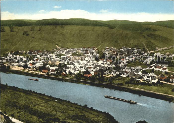 Leiwen Bernkastel-Wittlich Moselpartie Fliegeraufnahme