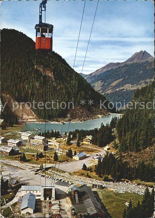 Stubachtal Tirol Enzingerboden mit Seilbahn zum Weiss See und Lerchwand