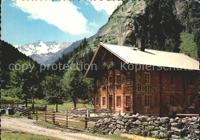 Mayrhofen Zillertal Alpengasthaus In der Au mit Stangenspitzen