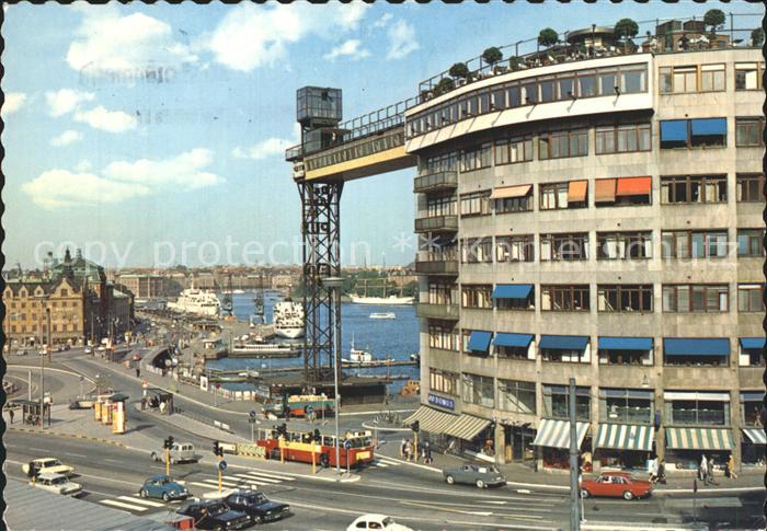 Stockholm Katarinahissen och Skeppsbron