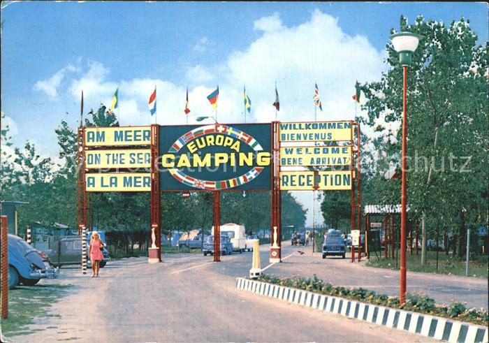 Cavallino Venezia Europa Camping Eingang