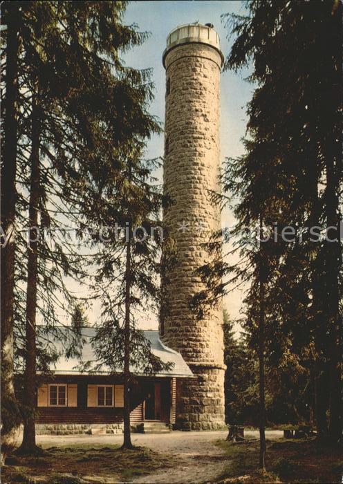 Triberg Schwarzwald Stoecklewaldturm mit Rasthaus