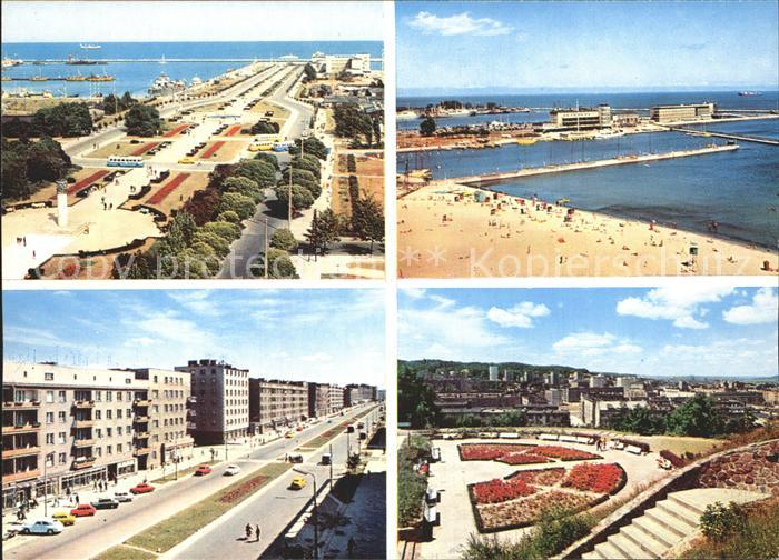 Gdynia Pommern Skwer Kosciuszki Ulica Wladyslawa IV Basen Zeglarski Widok ogolny