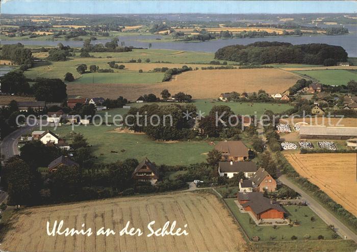 Ulsnis an der Schlei Fliegeraufnahme
