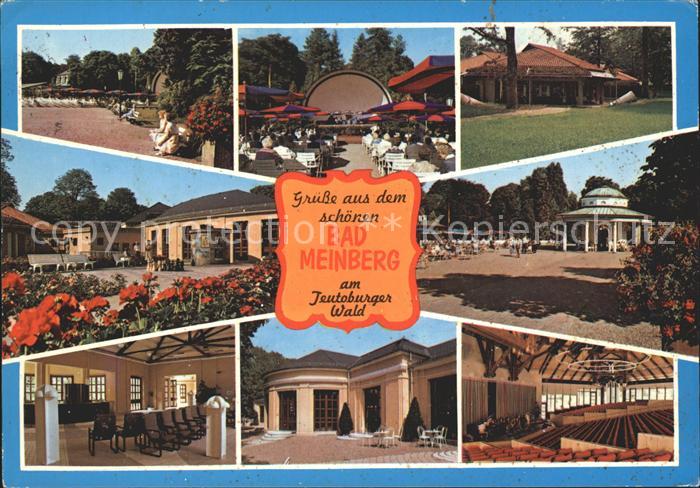 Bad Meinberg Kuranlage Kurpark Musikpavillon Teilansichten