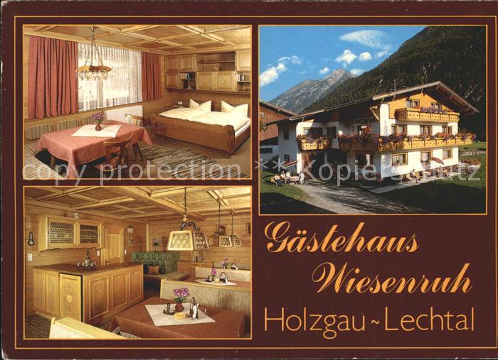 Holzgau Gaestehaus Wiesenruh Zimmer Gaststube