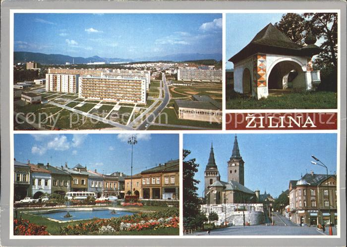 Zilina Pohlad na novu cast mesta Narodna kulturna pamiatka Namestie Dukla