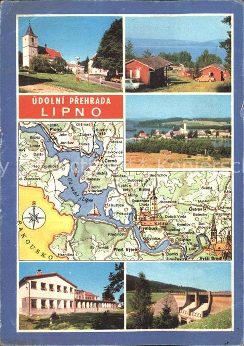 Lipno Horni Plana Cerna v pos frymburk Dolni vltavice Prehrada