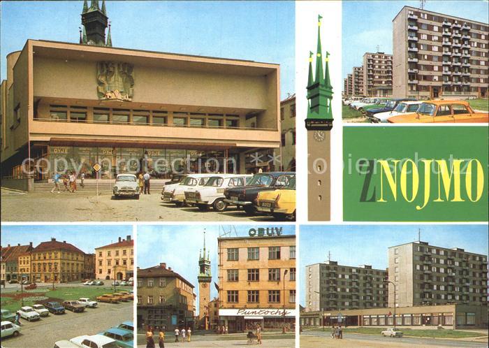 Znojmo Okresni mesto radnicni vezi Pod ni stoji moderni dum Dyje Mesto meni svou