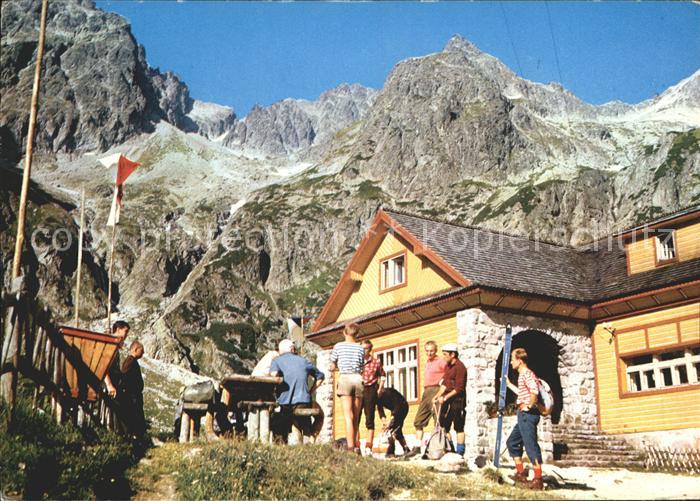 Vysoke Tatry Brncalova chata pri Zelenom plese Kezmarskom Baranie sedlo Baranie