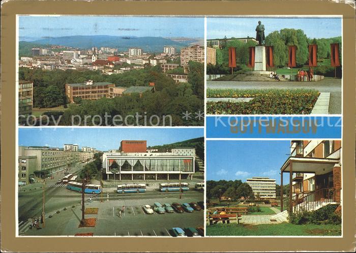 Gottwaldov Tschechien Stred mesta Pomnik Kl Gotwalda Revolucni trida a Divadlo p