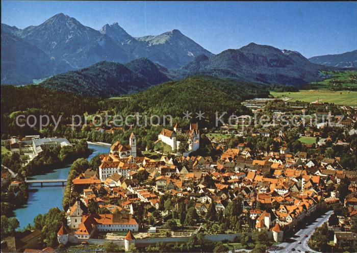 Fuessen Allgaeu Fliegeraufnahme