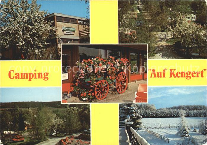 Larochette Luxembourg Camping Auf Kengert Restaurant Blumenwagen Winteridyll