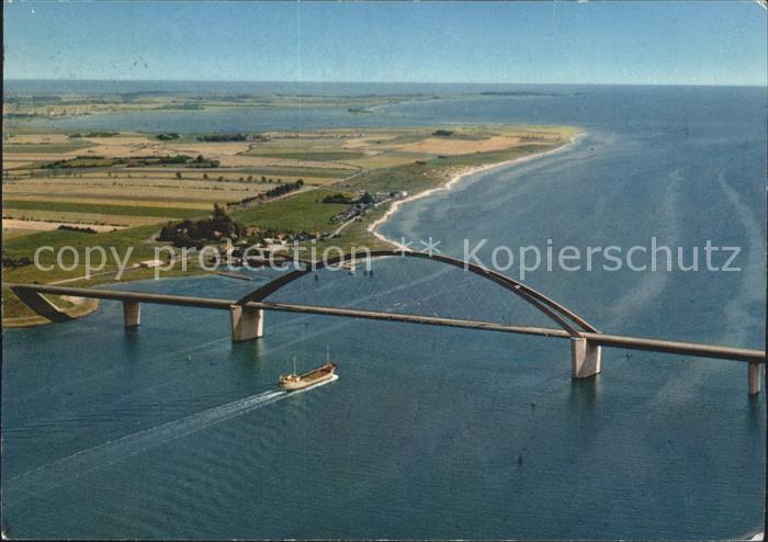 Fehmarn Fehmarnsund Bruecke Fliegeraufnahme