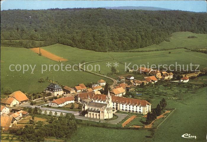 Sancey-le-Long Vue aerienne Basilique Ste Jeanne Antid
