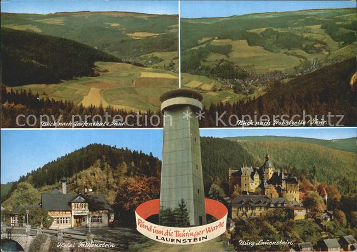 Ludwigsstadt Graefenthal Probstzell Hotel Falkenstein Thueringer Warte Burg Laue