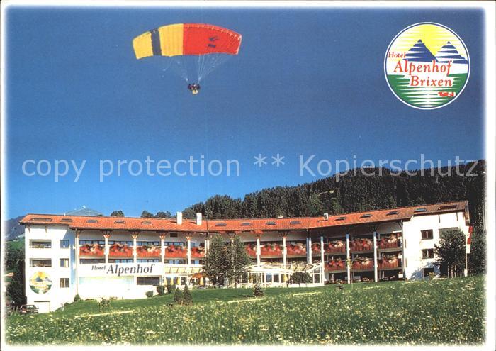 Brixen Thale Hotel Alpenhof Brixen Gleitschirmflieger