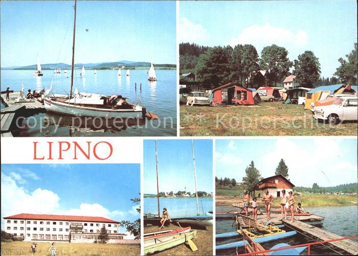 Lipno Okres Cesky Krumlov Vodni nadrz a rozsahla rekreacni oblast