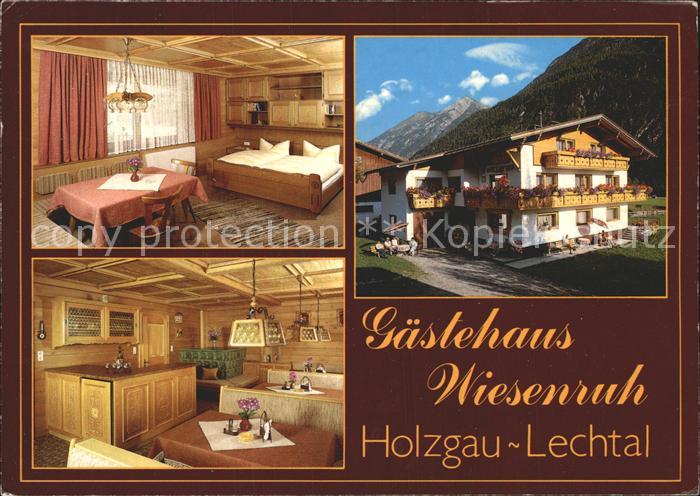 Holzgau Gaestehaus Wiesenruh Zimmer Gaststube