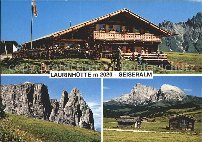 Seiser Alm Dolomiten Laurinhuette Felsmassiv