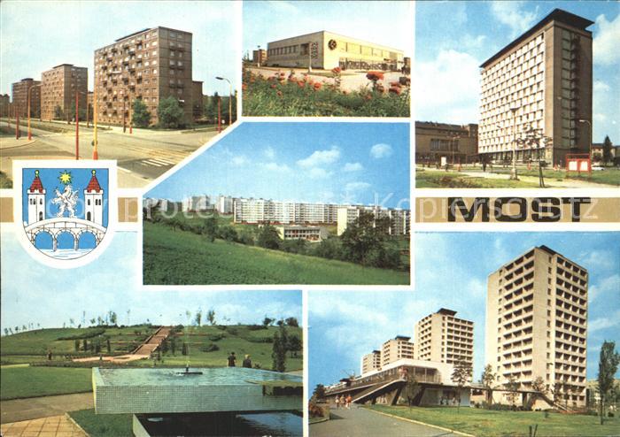 Most Bruex Czechia Trida Kl Gottwalda Kino Kosmos Domov mladeze Sidliste dr Smer