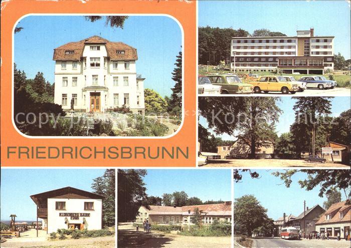 Friedrichsbrunn Harz Sanatorium Ernst Thaelmann FDGB Bettenhaus Kurt Dillge Klob