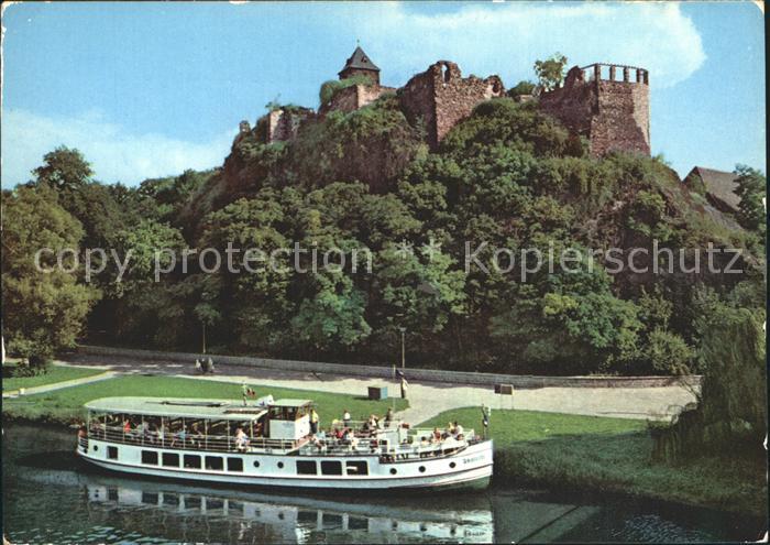 Halle Saale Burg Giebichenstein Ausflugsdampfer