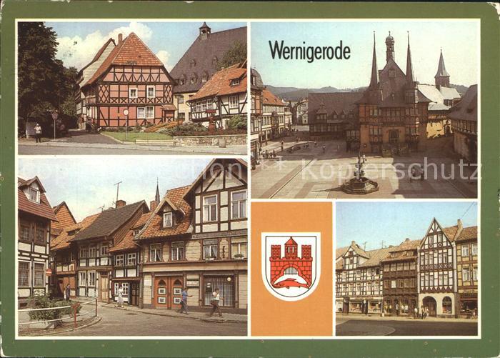 Wernigerode Harz Klintgasse Rathaus Markt Kleinstes Haus Breite Strasse