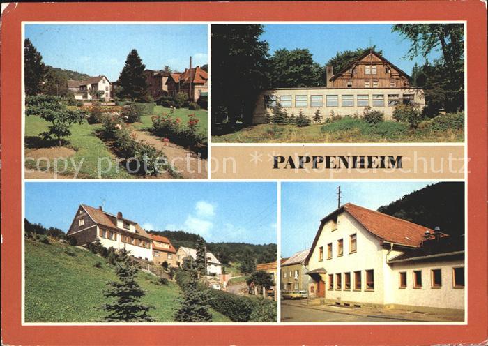 Pappenheim Thueringen Parkanlage Ausflugsgaststaette Fuchsbau Pfefferberg FDGB H