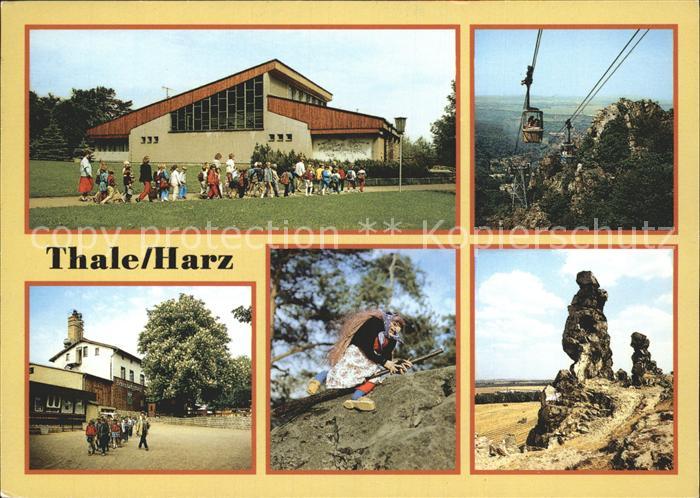 Thale Harz Bergstation Schwebebahn Hexentanzplatz Brockenhexe Teufelsmauer bei N